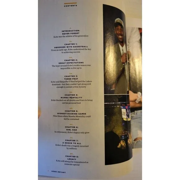 Kobe Bryant Commemorative Tribute Magazine - Picture 4 of 6